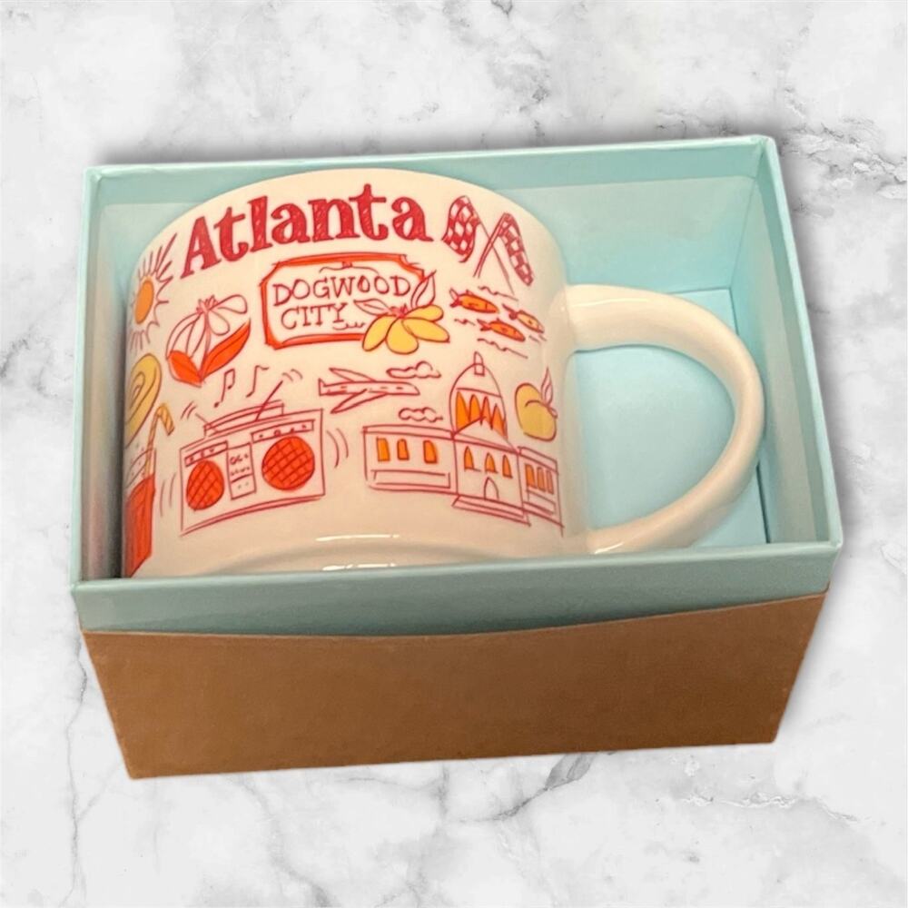 Starbucks Atlanta Georgia Been There Series Coffee Mug 14 Oz